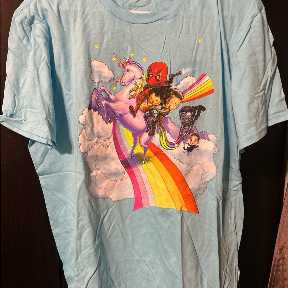 Marvel Deadpool 2 Blue Tee